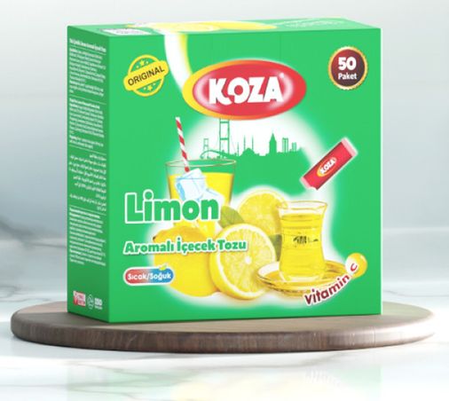 Diğer RT-RYL-HMR14711x Koza Tek İçimlik Limon Aromalı Toz İçecek 50'li 1 Kg