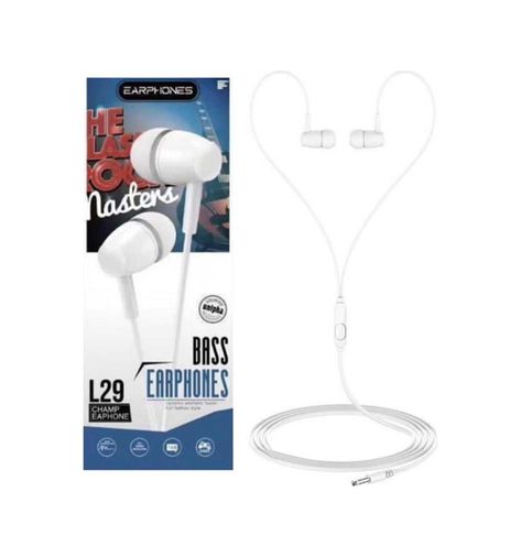 Diğer RT-RYL-KLKMUHBYZ L29 Platoon Bass Earphones Kulaklık Beyaz 003692C Altın - Siyah