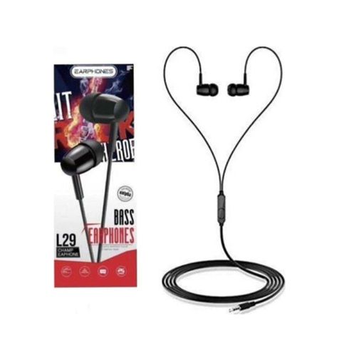 Diğer RT-RYL-KLKMUHSYH L29 Platoon Bass Earphones Kulaklık Siyah 003692C Altın - Siyah