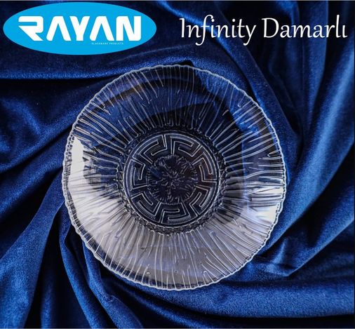 Diğer RT-RYL-NEW32256 Cam Tabak Güneş Yıldız Gül Model 6'lı Royaleks-G-404 Altın