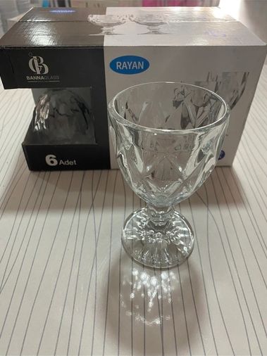 Diğer RT-RYL-NEW32270 Dila Kahve Yanı Su Bardak 6 Lı Royaleks-Ryg8006 Altın - Şeffaf