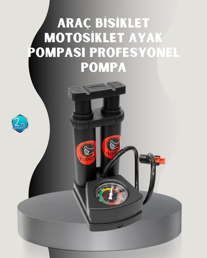 Diğer TKNUCZZZARAÇPOMPASITDR-4MKR Ayak Basmalı Hava Pompası Şişme Ürünler Ve Lastikler İçin