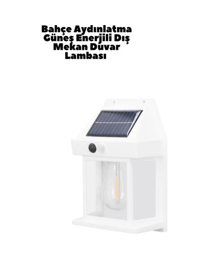 Diğer TKNUCZZZBK888-5MKR Güneş Enerjili Duvar Lambası Bk888