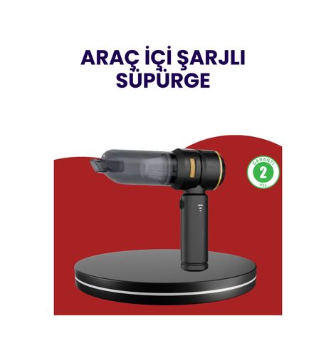 Diğer TKNUCZZZPROARAÇSÜPÜRGESİ-1MKR Yüksek Performanslı Araç İçi El Süpürgesi