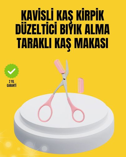 Diğer TKNXUCZMJGN570KAŞMAKASIIIIIIII-5MKR Kaş, Kirpik Ve Tırnak Çevresi Temizliği İçin Çok Fonksiyonlu Makas