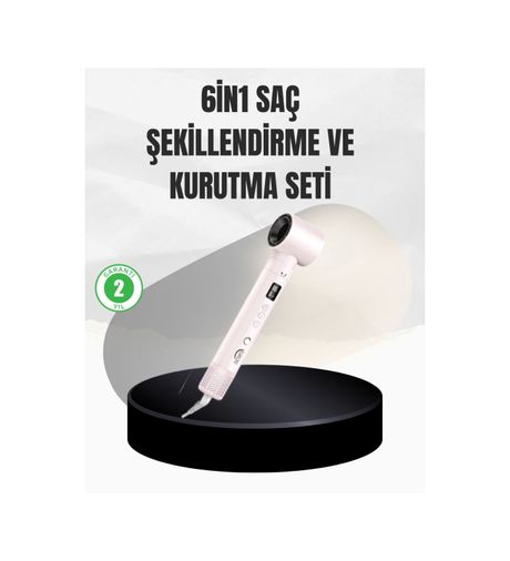 Diğer TRİTHLTXXUCZZZAC95-6-BLNCCC 6 Başlıklı Hızlı Kurutma Ve Bukle Şekillendirme Seti Çok Renkli