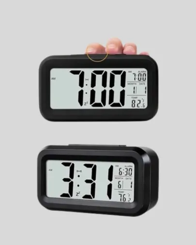 Dijital Masa Saati Alarm Ve Tarih Göstergeli 10 Cm