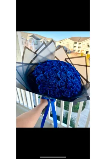 Dizayn saten010229 Saten Gül Buketi Simli Özel Tasarım