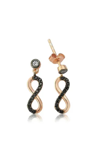 DMR Elegance DMR-GMSH-BRKD-EA0710008 Gümüş Sonsuzluk Çivili Küpe