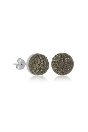 DMR Elegance DMR-GMSH-BRKD-EA11003325 Gümüş Kristal Çivili Kadın Küpe