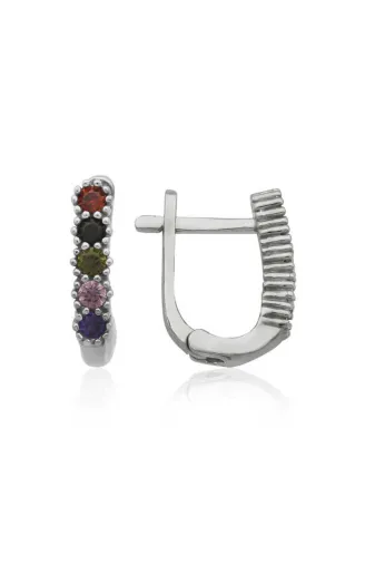 DMR Elegance DMR-GMSH-BRKD-EA1160188 Gümüş Renkli Küpe