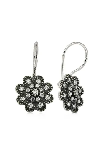 DMR Elegance DMR-GMSH-BRKD-EA1760004 Gümüş Sallantılı Çiçek Küpe