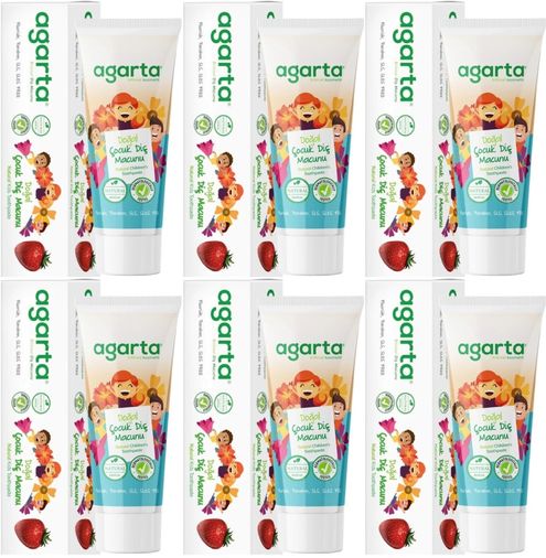 Doğal Diş Macunu 75ML Çocuk (6 Lı Set)