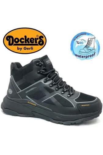 Dockers By Gerli 237518 4PR Dockers 237518 Outdoor Waterproof Erkek Bot Siyah