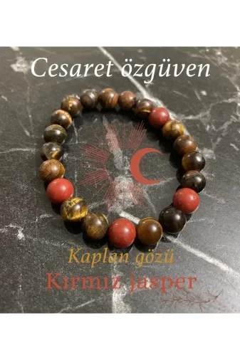 DOĞAL TAŞ CENNETİ 123ANKACEN1374 Cesaret Ve Özgüven Bileklik