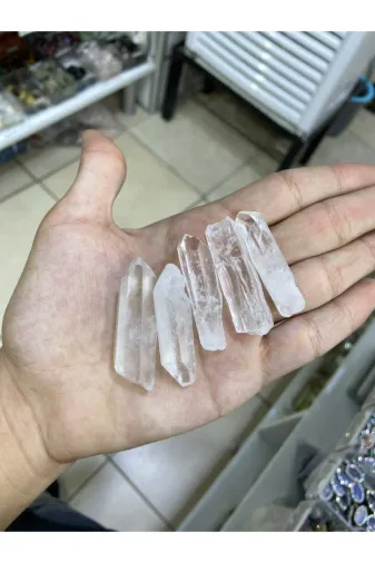 DOĞAL TAŞ CENNETİ 123ANKACEN408 Kristal Kuvars Ham Parça