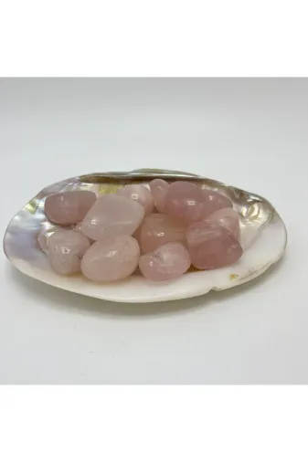 DOĞAL TAŞ CENNETİ 123CENNE07 Pembe Kuvars Tımbıl Doğal Taş (1 Adet )