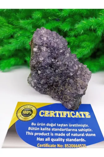 DOĞAL TAŞ CENNETİ AMETİSKAYA8 Ametis Kaya (Jeot Urguay)(Sertifikalı)