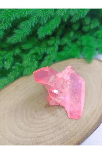 DOĞAL TAŞ CENNETİ RAİNBOW9 Rainbow Pink Quartsz (75 Gram)