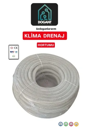 Dogant 326D900 Klima Su Tahliye Hortumu  50 Metre Drenaj Hortum 5/8