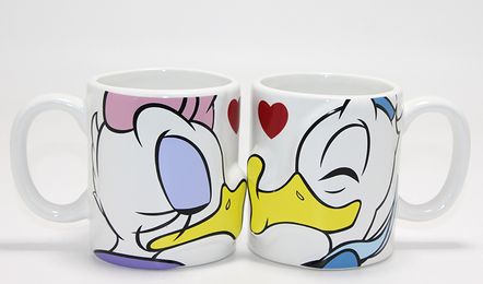 Donald Ve Daisy Duck Çift Kupa Bardak Seti