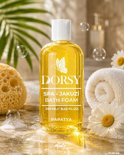 DORSY Papatya Kokulu Jakuzi Masaj ve Banyo Köpüğü 250 ml