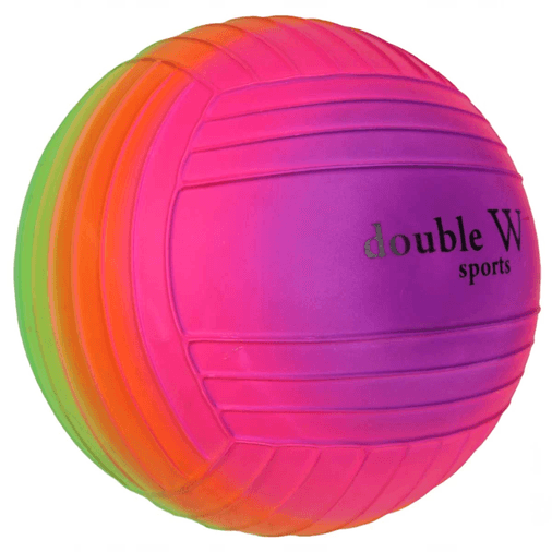 Double W Sports Gökkuşağı Tırtıklı PVC Top 23cm