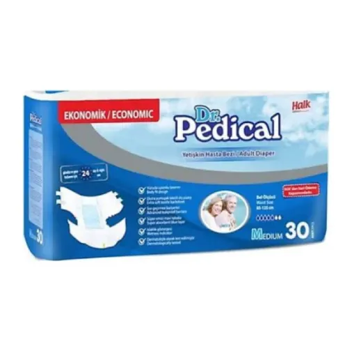 DR. PEDİKAL HASTA BEZİ M BOY 30 LU