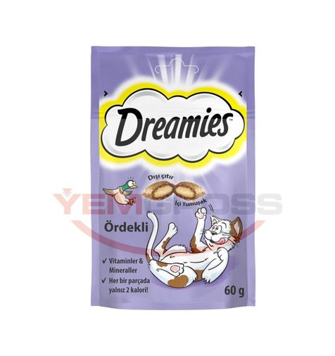 Dreamies 120210949 Ördekli Kedi Ödülü - 60 Gr