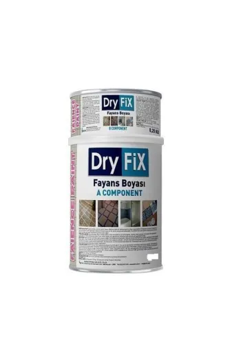 Dryfix 04000 Faience Paint Fayans Boyası 1 Lt Fp-03 Koyu Gri