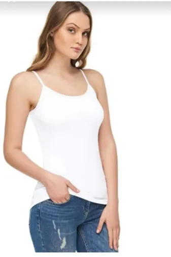 DS10552 Tutku Elit Modal Elastan İp Askili Atlet Elt 2001 (6 Adet)