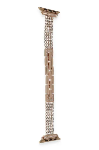 Dunai Store 8683140683320 Mey İthalat® Watch 38Mm Live Taşlı Kordon - Rose Gold