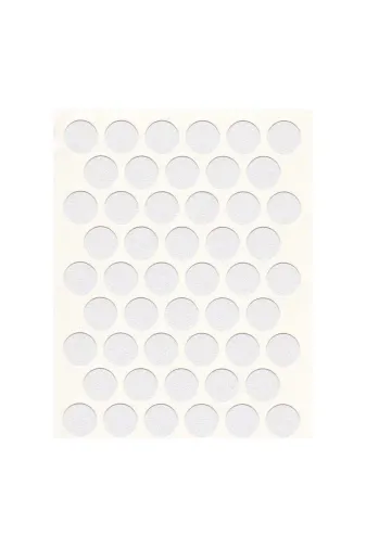 Dunai Store MEY019996669916947 Mey İthalat® Yapışkanlı Vida Tapası (Beyaz) 10 Mm