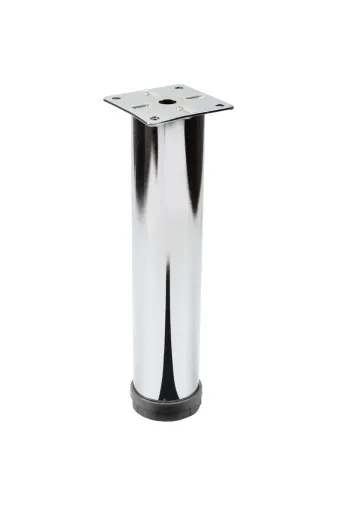 Dunai Store MEY019996672345529 Mey İthalat® Metal Krom Ayak 42 Mm Çap 10 Cm Yükseklik