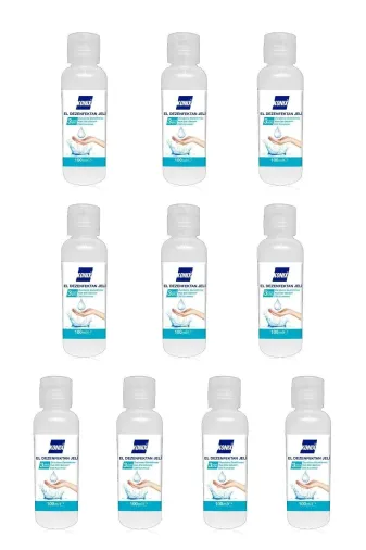 Dünyadan Hediyeler 101111020055 Konix 100 Ml  Virüslere Karşı Etkili El Dezenfektan Jel 10 Adet