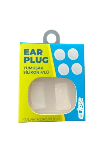 Ear Plug elipse 02 Elipse 4 Lü Yumuşak Silikon Kulak Tıkacı