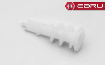 Ebru Vidalı Plastik Turbolet Dübeli - 500 Adet