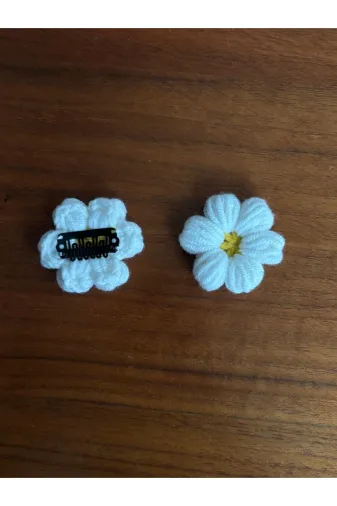 EGOMİ Papatya0 Papatya Saçsız Bebek Tokası