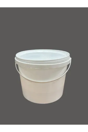 EKBAĞ EB0027 Plastik Yoğurt Kovası 5 Lt (5 Adet)Kova Hobi Boya Gıda Yoğurt Kovası Beyaz