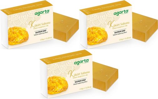 El Yapımı Doğal Sabun 150GR Kükürt (3 Lü Set)