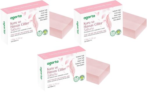 El Yapımı Doğal Sabun 150GR Kuru ve Hassas Ciltler (3 Lü Set)