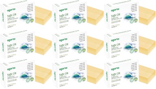 El Yapımı Doğal Sabun 150GR Yağlı Cilt (9 Lu Set)