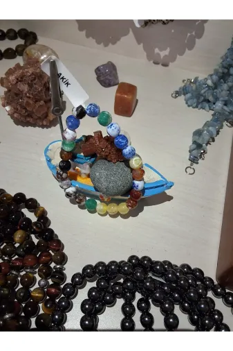 EL YAPIMI renkliakik2 Renkli Akik Bileklik – Enerji, Denge Ve Pozitif Yaşam Sertifikalı