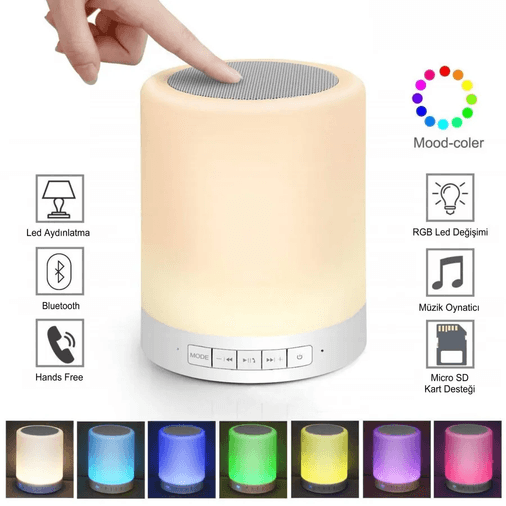 ElectraCore Cl-671 Şarjlı Dokunmatik Gece Lambalı Bluetooth Hoparlör