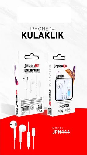 ElectraCore JPN-444 Mikrofonlu Kulak Içi Kulaklık Lightning Girişli Kablolu Kulaklık