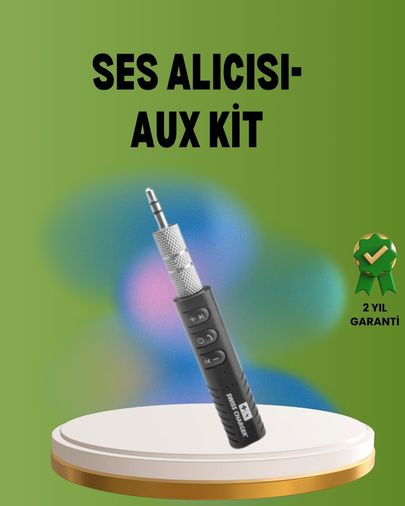 elektronikcim 124750460 Hızlı Şarjlı Bluetooth Ses Alıcısı Ev Araç Ve Ofis İçin