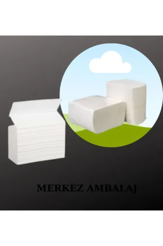 ELFUMER OtelBukleti-6324 Z Katlama Dispenser Kağıt Havlu Peçete 12 Paket Ekonomik Z Katlı Havlu +1 Koli Dispanser Peçete