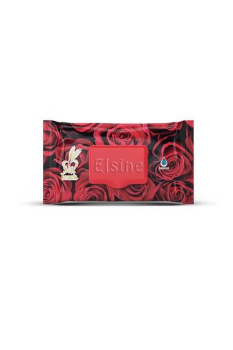 Elsine RT-RYL-ARELSKMDN1 Red Rose Islak Havlu Mendil 90 Adet Kapaklı Gül Kokulu