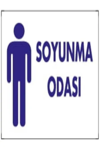 Emek İkaz Levhaları EMEK1803 Soyunma Odası Erkek Uyarı/ikaz Levhası