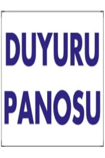 Emek İkaz Levhaları EMEK1810 Duyuru Panosu Uyarı/ikaz Levhası